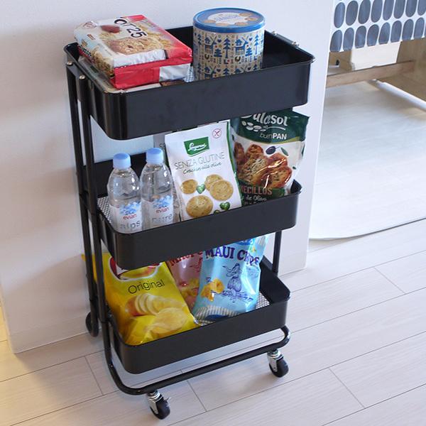 ⭐️新品【niko and...キャスターラックスクエア収納.3段ワゴン】大人気‼︎ ✨新品【niko andキャスターラックスクエア収納.3段ワゴン