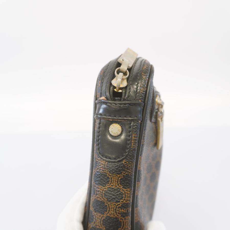 セリーヌ クラッチバッグ マカダム Pvc ブラック ゴールド金具 人気ブランド