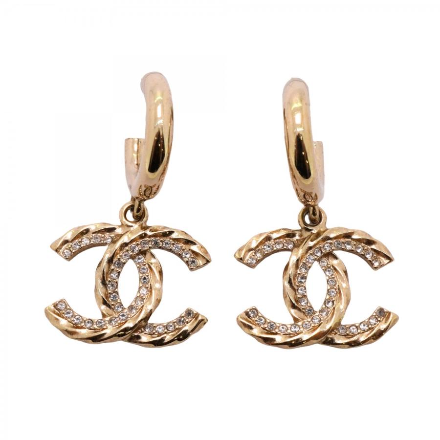 CHANEL ☆最終価格【4jub0184】シャネル ピアス ココマーク GPメッキ 