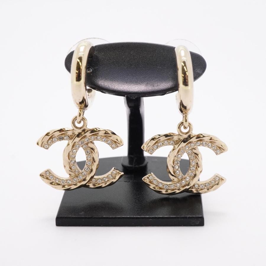 CHANEL ☆最終価格【4jub0184】シャネル ピアス ココマーク GPメッキ 