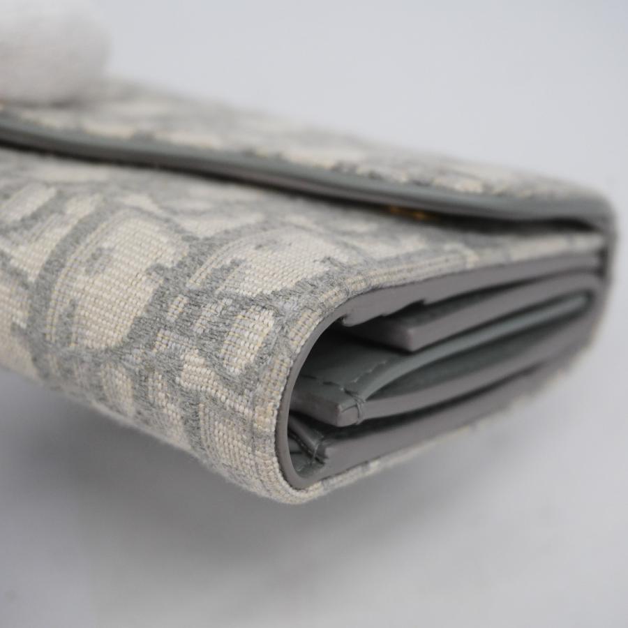 クリスチャンディオール 三つ折財布 グレー キャンバス トロッター 楽天市場】【中古】 クリスチャンディオール 三つ折り財布