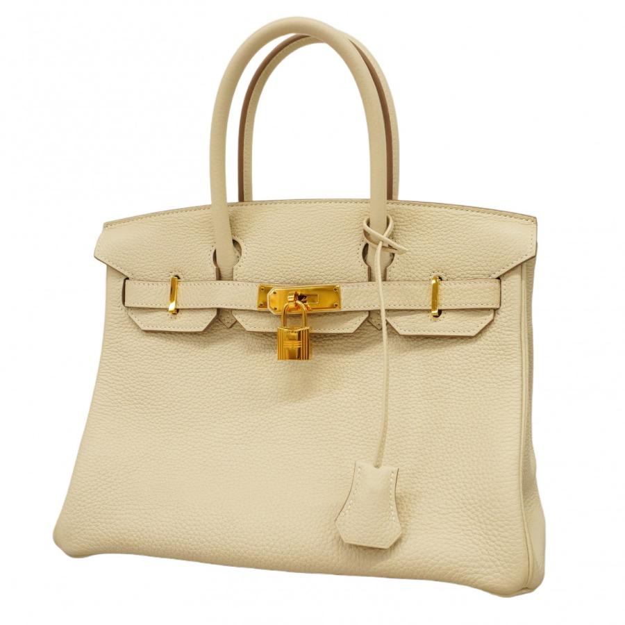 HERMES ☆SALE【4sd4068-g】エルメス ハンドバッグ バーキン30 トゴ 