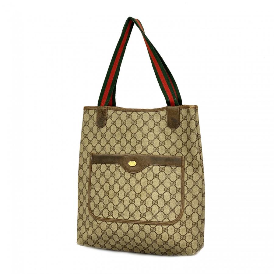 GUCCI 【4sd4677】グッチ トートバッグ GGスプリーム/シェリーライン 
