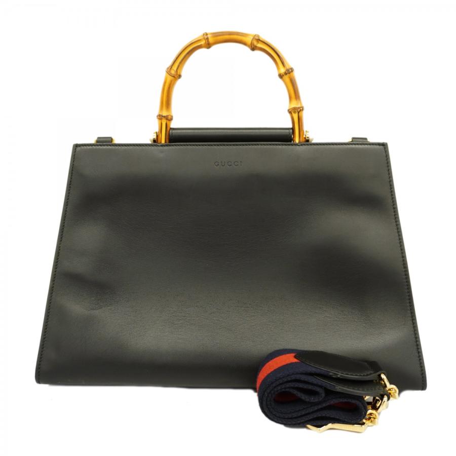 ☆最終価格【4tc1923】グッチ ハンドバッグ バンブー シェリーライン 
