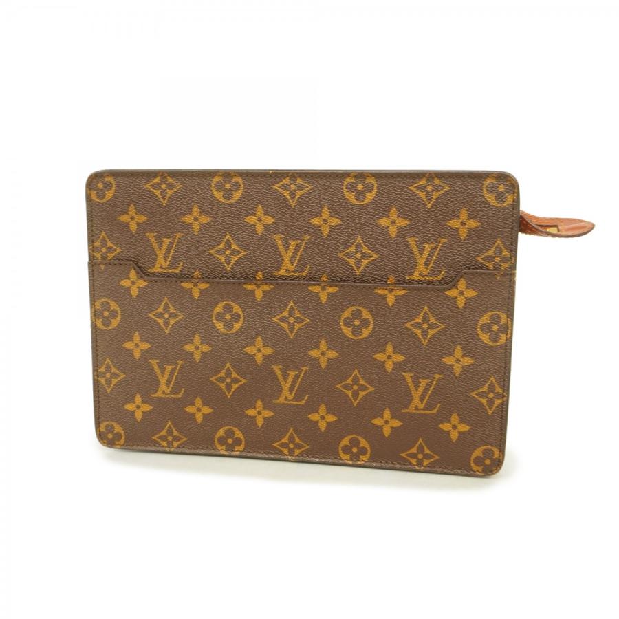 4td3425】ルイヴィトン クラッチバッグ モノグラム ポシェットオム  