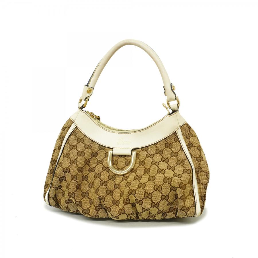 4td3954】グッチ ショルダーバッグ GGキャンバス/アビー 190525  