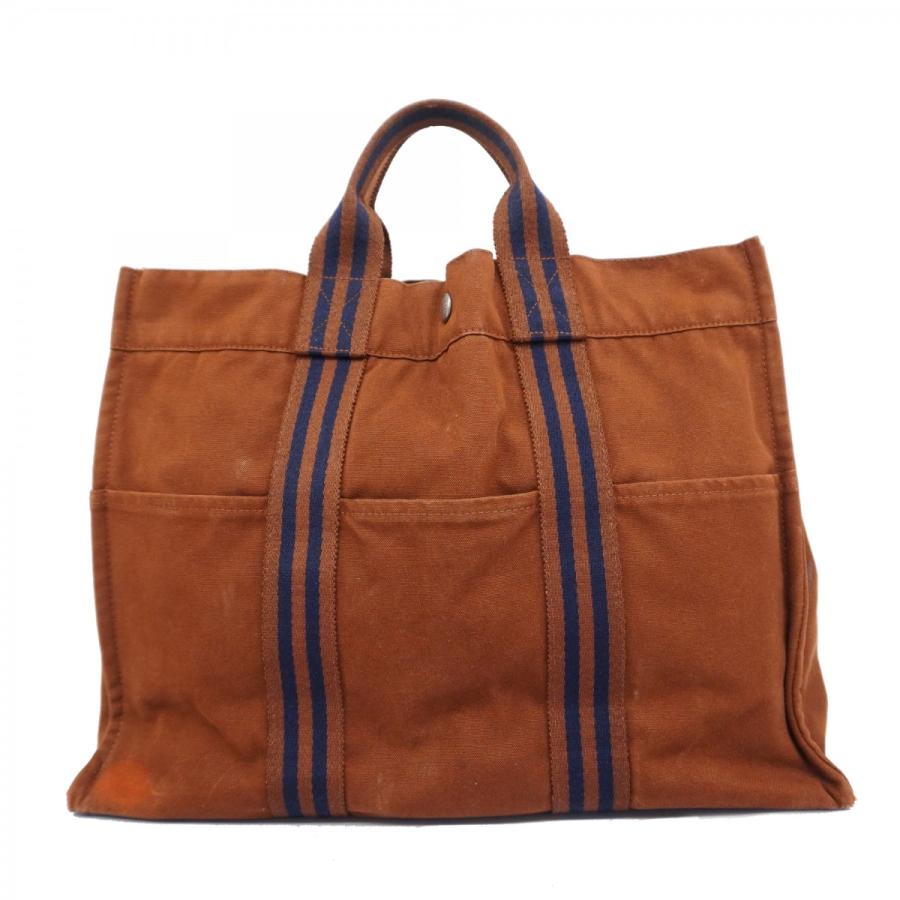 ☆SALE【4ue6330】エルメス トートバッグ フールトゥMM キャンバス  