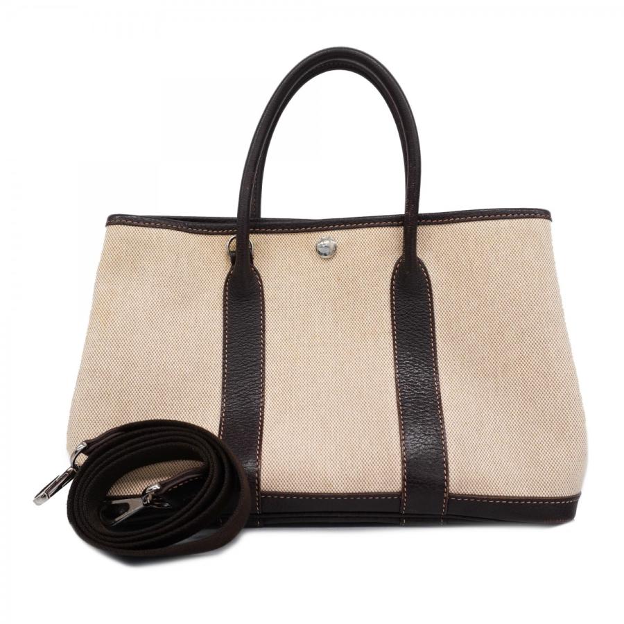☆SALE【4ue6353】エルメス トートバッグ ガーデンパーティTPM トワル  