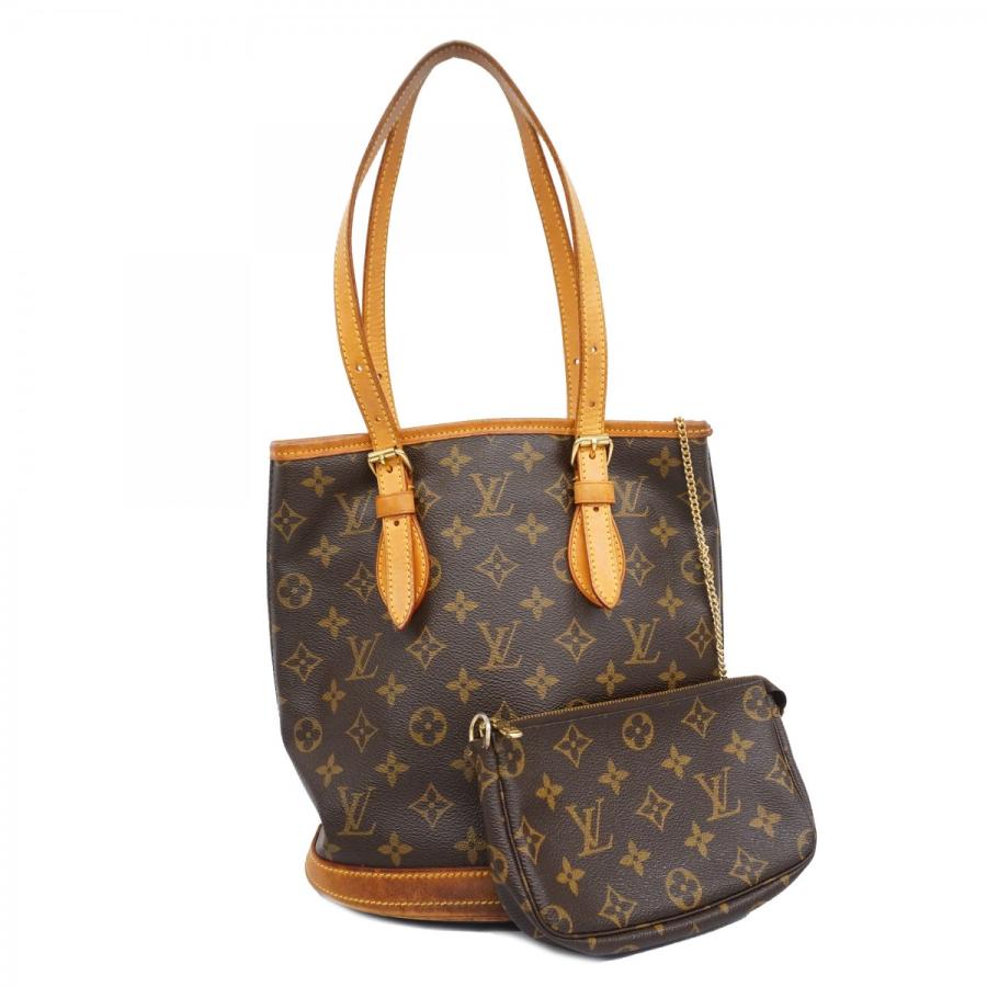 5ac1760】ルイヴィトン トートバッグ モノグラム バケットPM M42238  