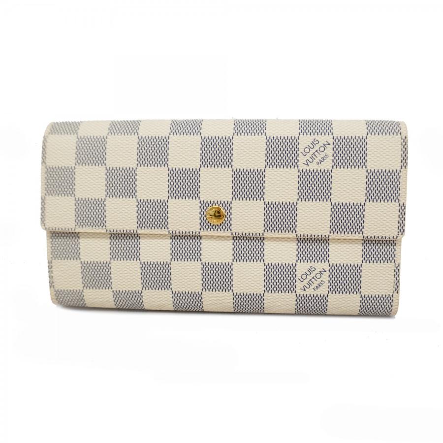 LOUIS VUITTON 【5be4504】ルイヴィトン 長財布 ダミエ・アズール  