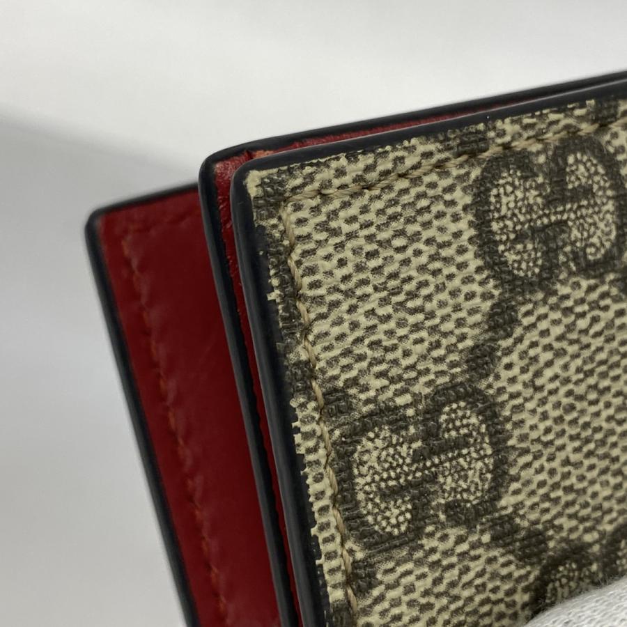 GUCCI 【5cc1557】グッチ 財布 GGスプリーム チェリー 476050 PVC  
