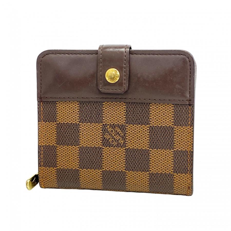 LOUIS VUITTON 【5cc2283】ルイヴィトン 財布 ダミエ コンパクトジップ  