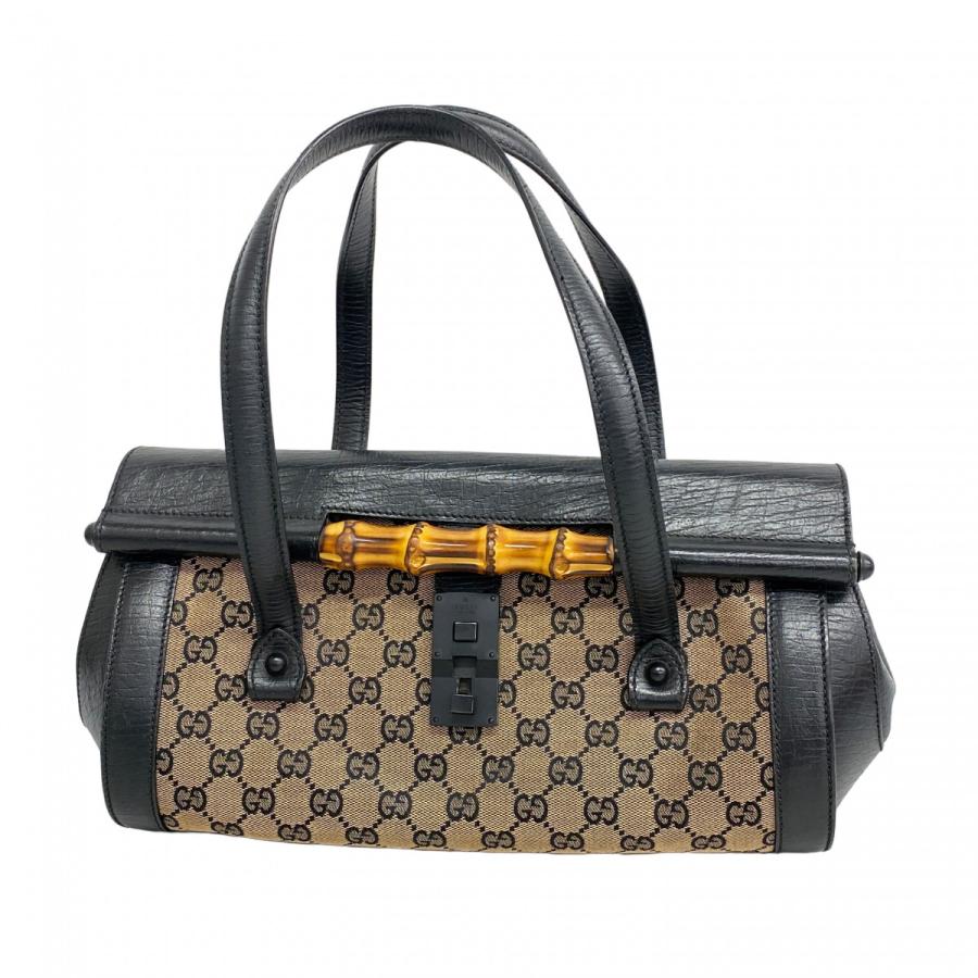 GUCCI 【5cc2412】グッチ ハンドバッグ GGキャンバス/バンブー 111713  
