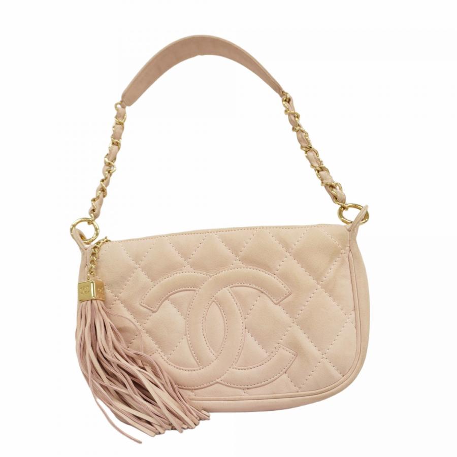 CHANEL 【5cc2513】シャネル ショルダーバッグ マトラッセ フリンジ 