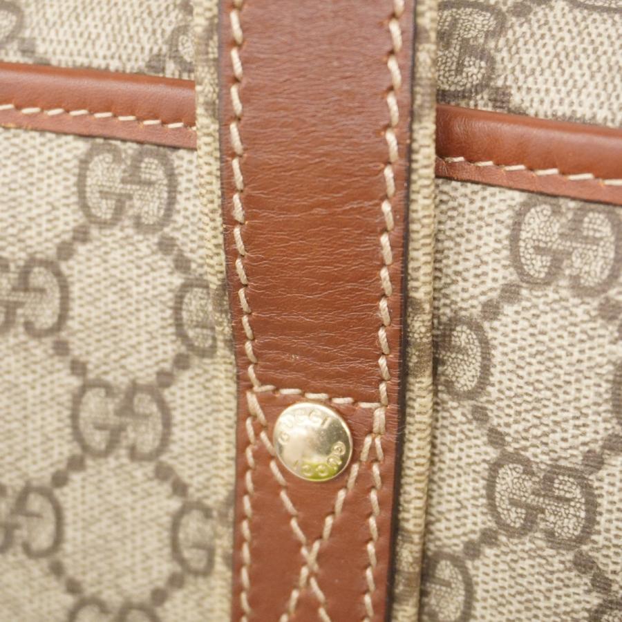 GUCCI グッチ GGスプリーム ボストンバッグ シェリーライン ゴールド金具