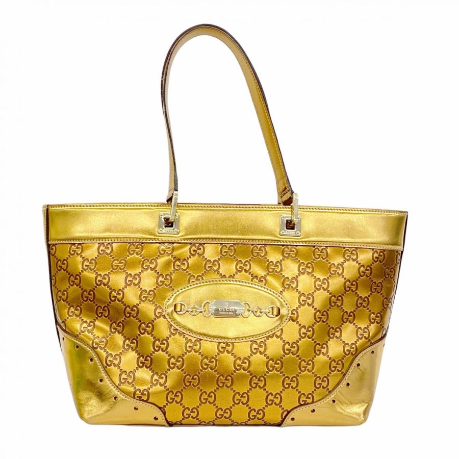 GUCCI 【5cd3210】グッチ トートバッグ グッチシマ 145993 レザー 