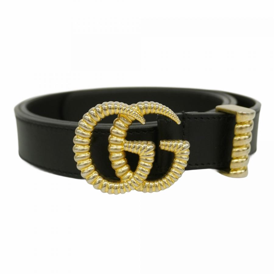 GUCCI 【5cd3433】グッチ ベルト GGマーモント 524103 レザー ブラック  