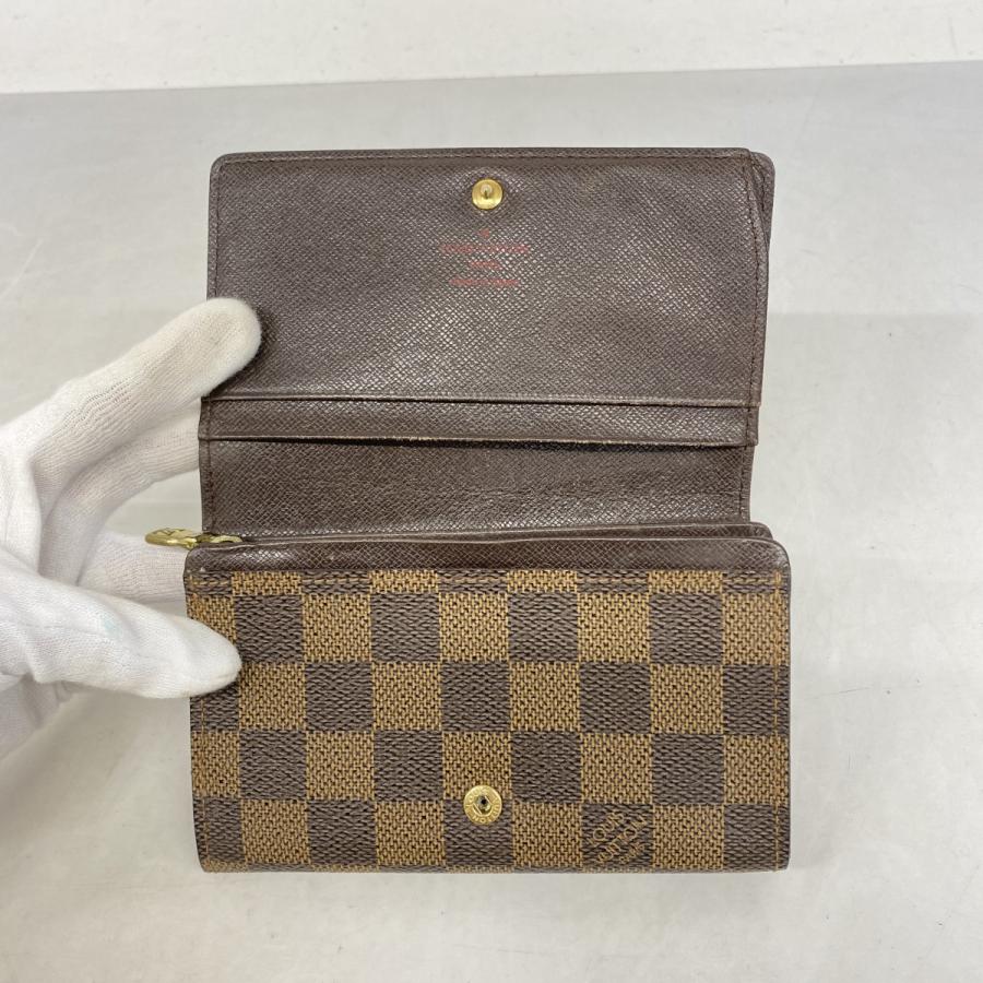 LOUIS VUITTON 【5cd4269】ルイヴィトン 財布 ダミエ ポルトモネ 