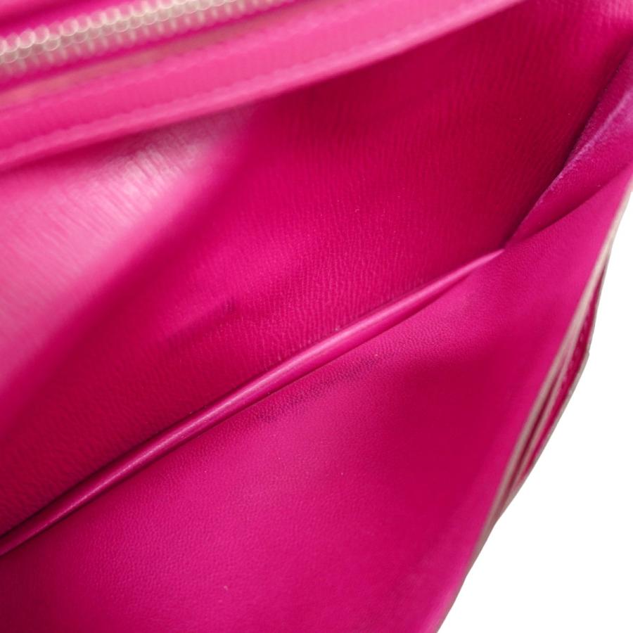 HERMES 【5cd4542】エルメス 長財布 ベアンスフレ アリゲーター ローズ  