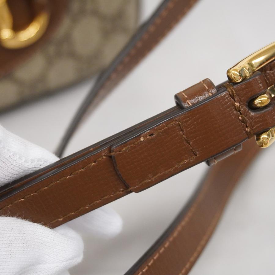 GUCCI 【5cd4603】グッチ ショルダーバッグ GGスプリーム ホースビット  