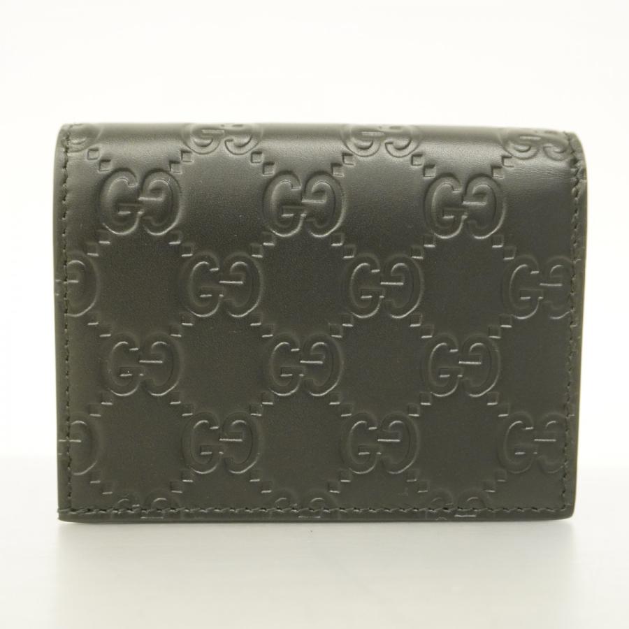 GUCCI 【5ce4807】グッチ 財布 グッチシマ 522869 レザー ブラック 