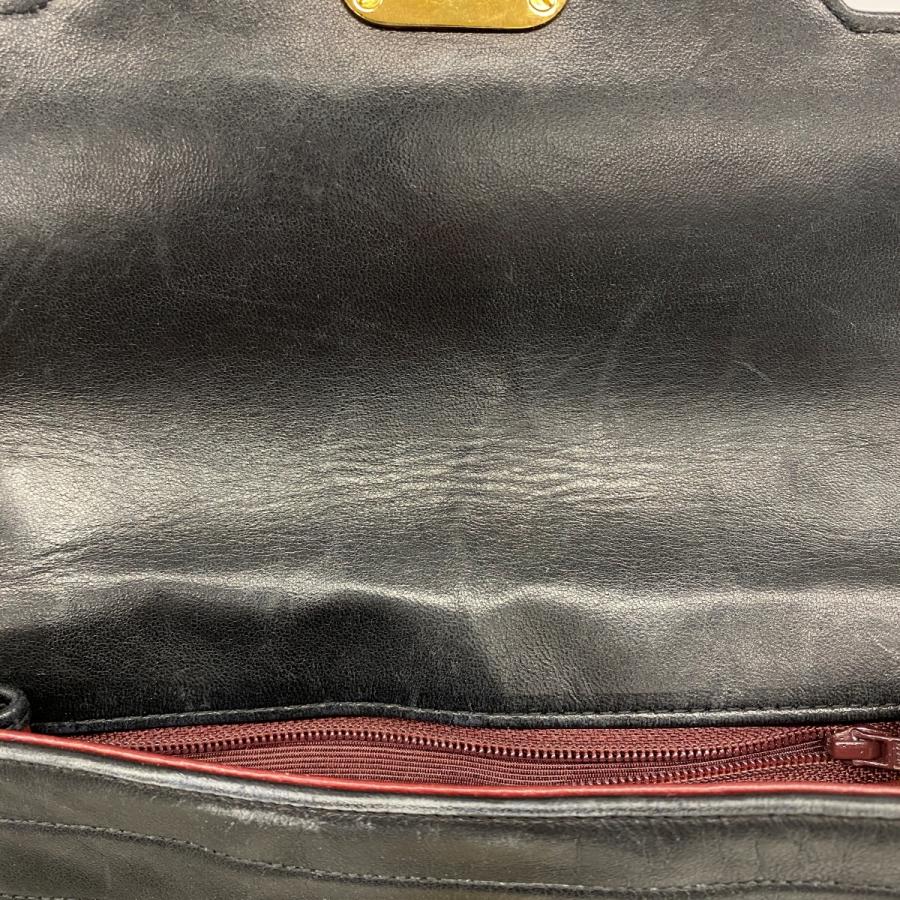 CHANEL 【5ce5044】シャネル ショルダーバッグ ラムスキン ブラック  