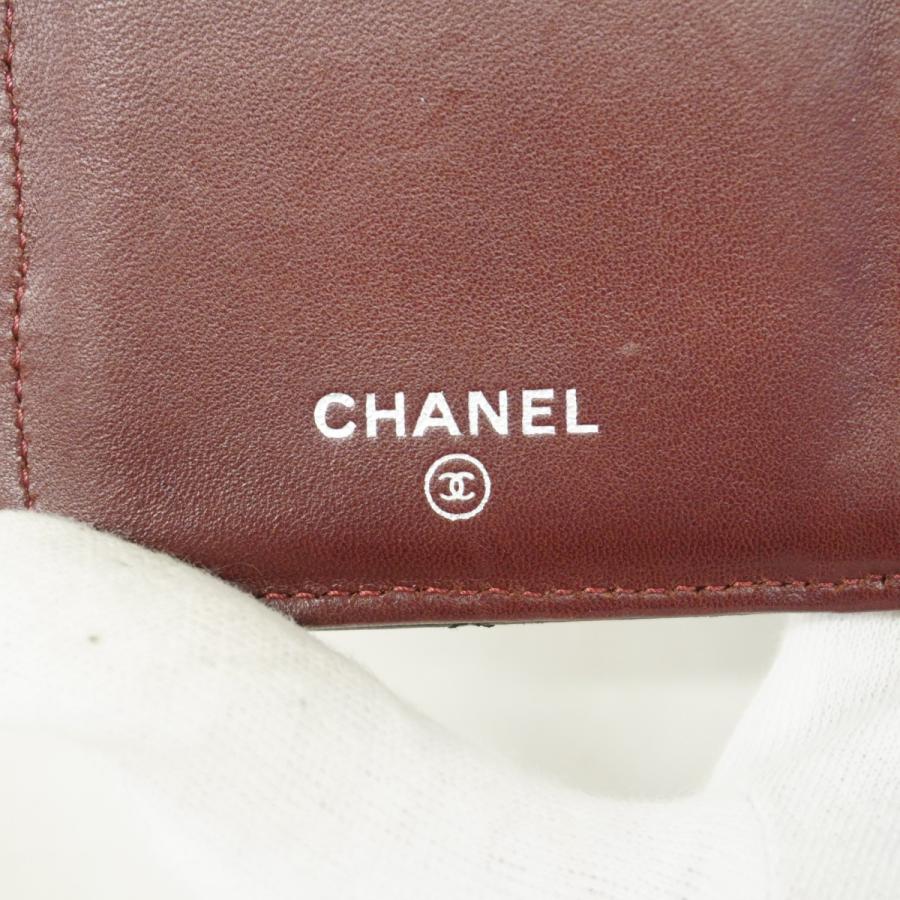 CHANEL 【5ce5130】シャネル 長財布 マトラッセ ラムスキン ブラック  
