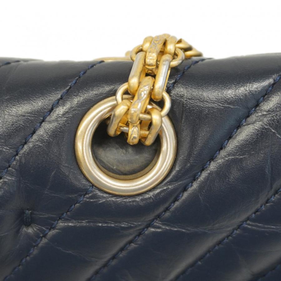 CHANEL 【5ce5282】シャネル ショルダーバッグ Vステッチ 2.55 カーフ  