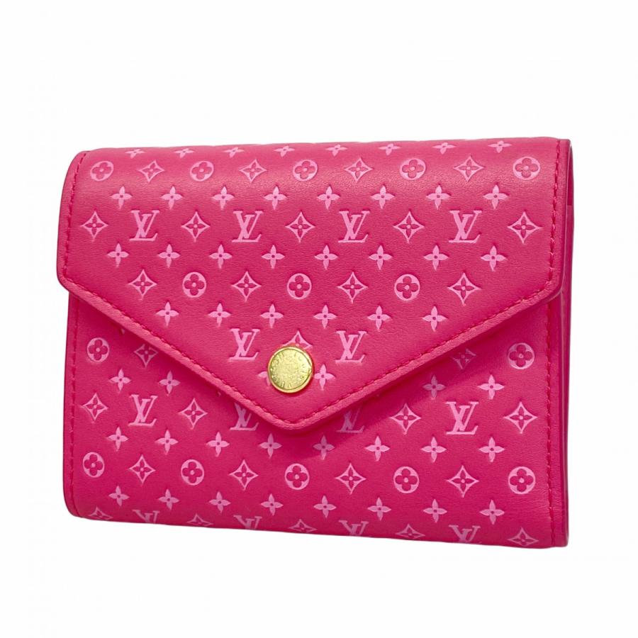 LOUIS VUITTON 【5ce5347】ルイヴィトン 三つ折り財布 ナノグラム 