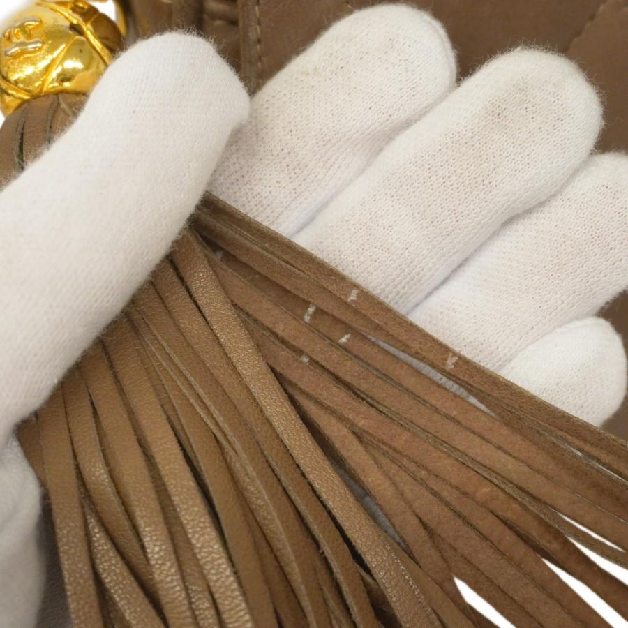 CHANEL 【5ce5360】シャネル ショルダーバッグ マトラッセ フリンジ  