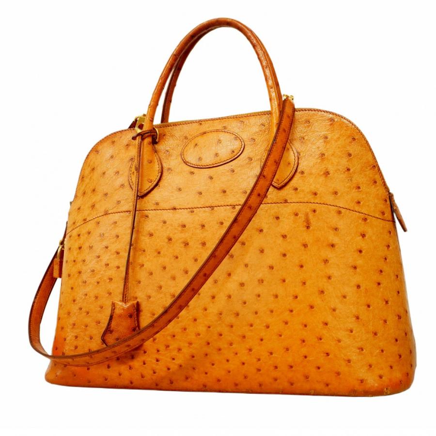 HERMES 【5ce5394】エルメス ハンドバッグ ボリード35 オーストリッチ 