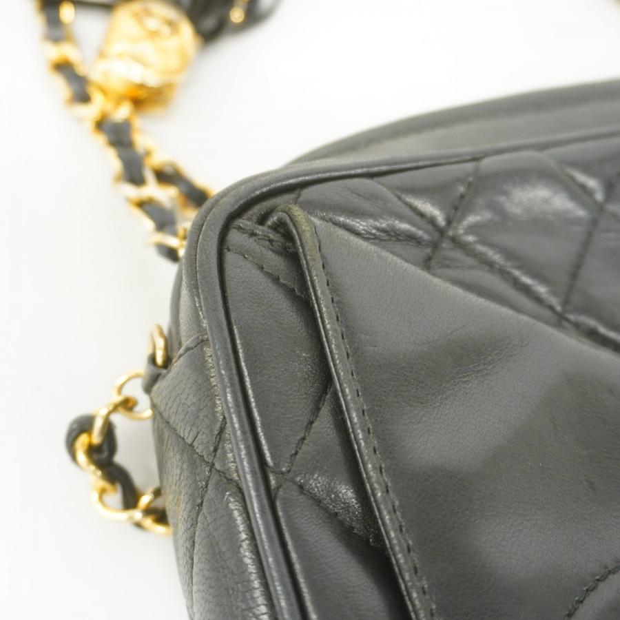 CHANEL 【5ce5557】シャネル ショルダーバッグ マトラッセ フリンジ  