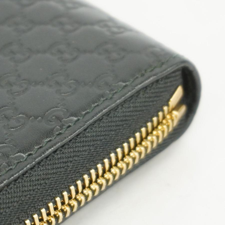 GUCCI 【5ce5649】グッチ 長財布 マイクログッチシマ 449391 レザー  
