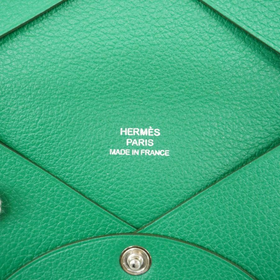 HERMES 【5ce6219】エルメス カードケース カルヴィ エバーカラー  
