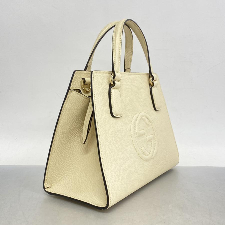 GUCCI 【5ce6473】グッチ ハンドバッグ ソーホー 607722 レザー  