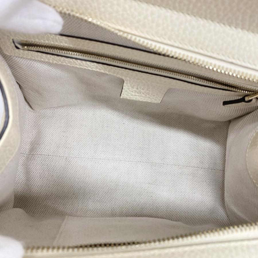 GUCCI 【5ce6473】グッチ ハンドバッグ ソーホー 607722 レザー  