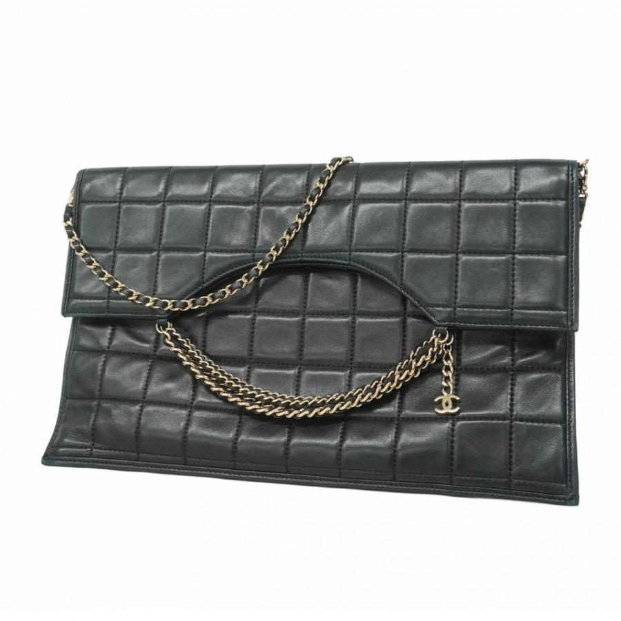 CHANEL 【5da0096】シャネル ハンドバッグ チョコバー チェーン  