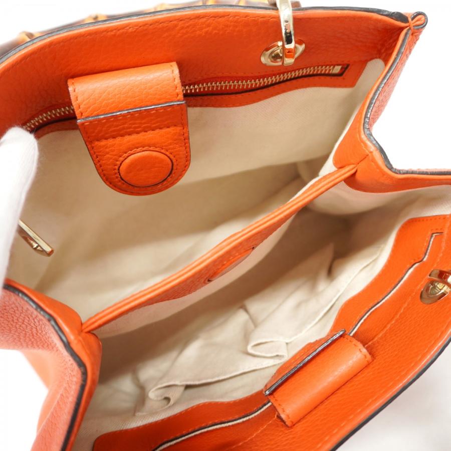 GUCCI 【5da0191】グッチ ハンドバッグ バンブー 336032 レザー GUCCI 【5da0191】グッチ ハンドバッグ バンブー 336032 レザー