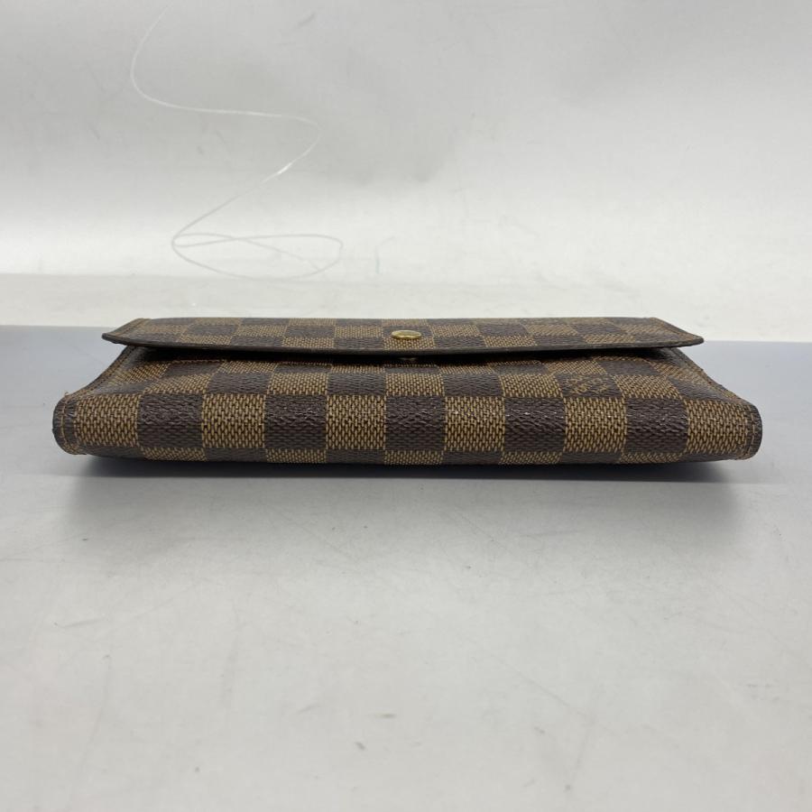 LOUIS VUITTON 【5da0254】ルイヴィトン 三つ折り長財布 ダミエ LOUIS VUITTON 【5da0254】ルイヴィトン 三つ折り長財布 ダミエ