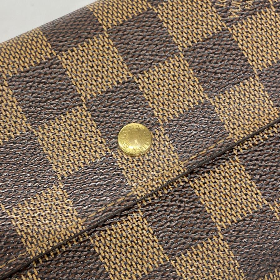 LOUIS VUITTON 【5da0254】ルイヴィトン 三つ折り長財布 ダミエ LOUIS VUITTON 【5da0254】ルイヴィトン 三つ折り長財布 ダミエ