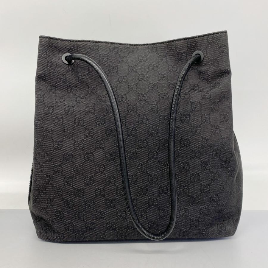 GUCCI 【5da0734】グッチ トートバッグ 101341 デニム ブラック GUCCI 【5da0734】グッチ トートバッグ 101341 デニム ブラック