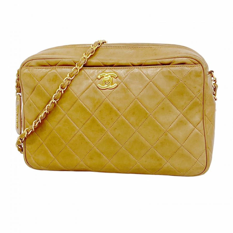 CHANEL 【5da0830】シャネル ショルダーバッグ マトラッセ チェーン  