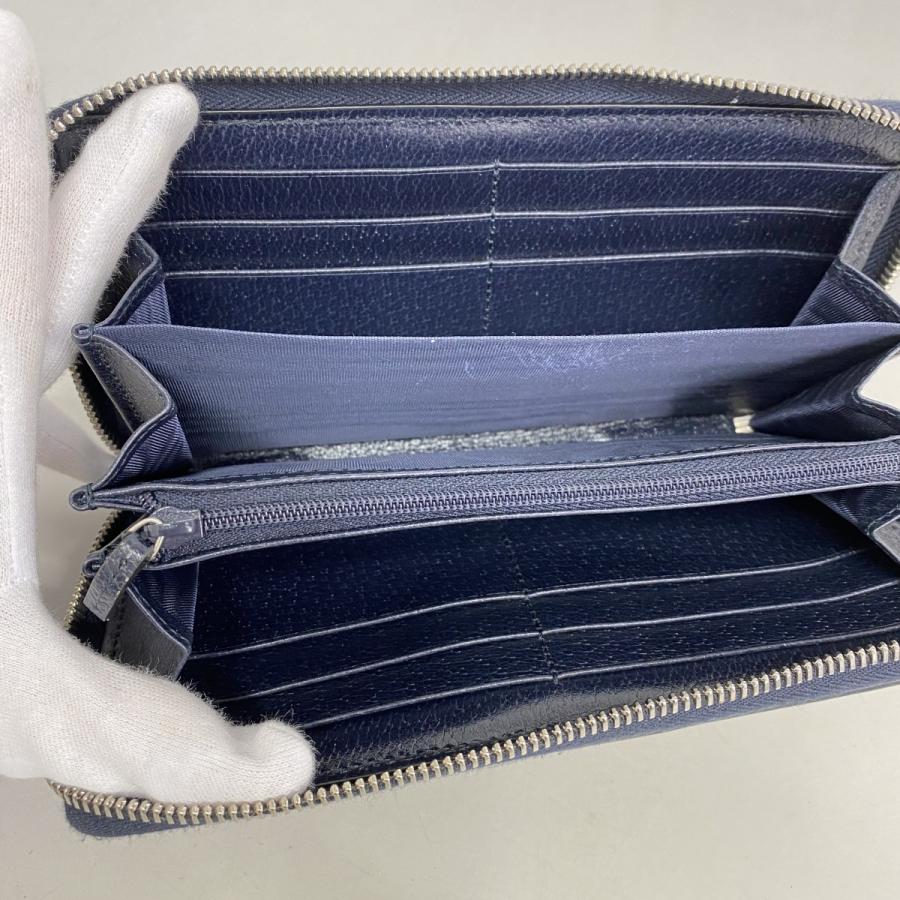 GUCCI 【5da1017】グッチ 長財布 オフィディア 523154 PVC グレー  