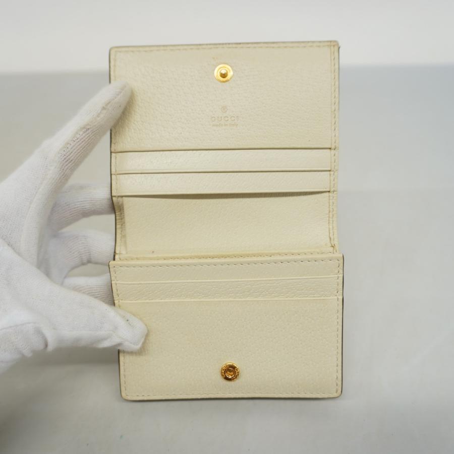 GUCCI 【5da1118】グッチ 財布 オフィディア 523155 PVC ホワイト  