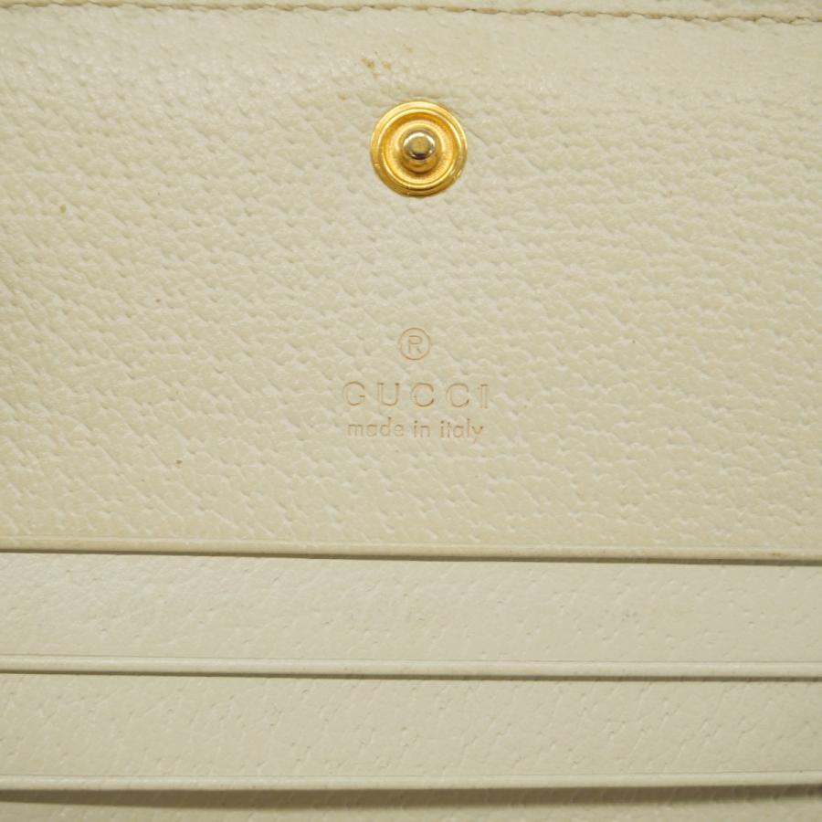 GUCCI 【5da1118】グッチ 財布 オフィディア 523155 PVC ホワイト  