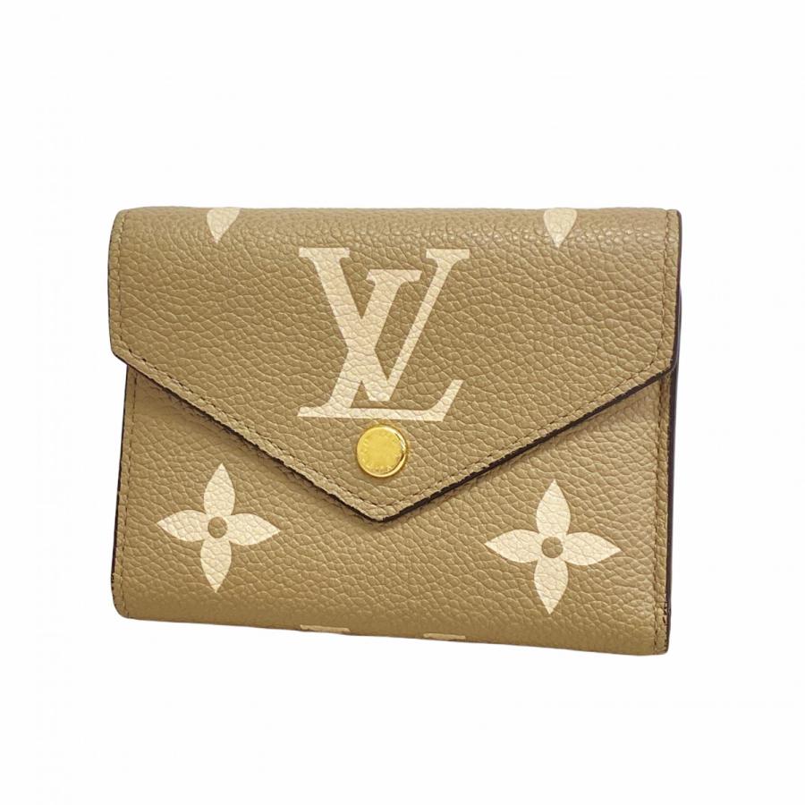 LOUIS VUITTON 【5da1152】ルイヴィトン 三つ折り財布 モノグラム  