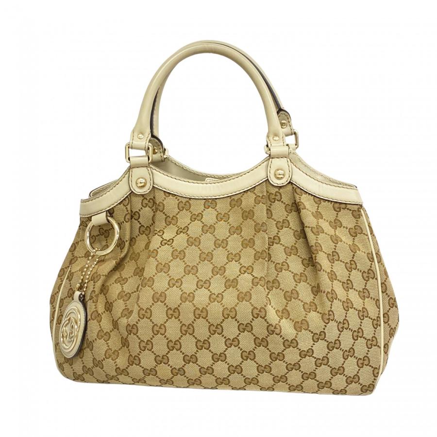 GUCCI 【5da1205】グッチ ハンドバッグ GGキャンバス スーキー 211944  