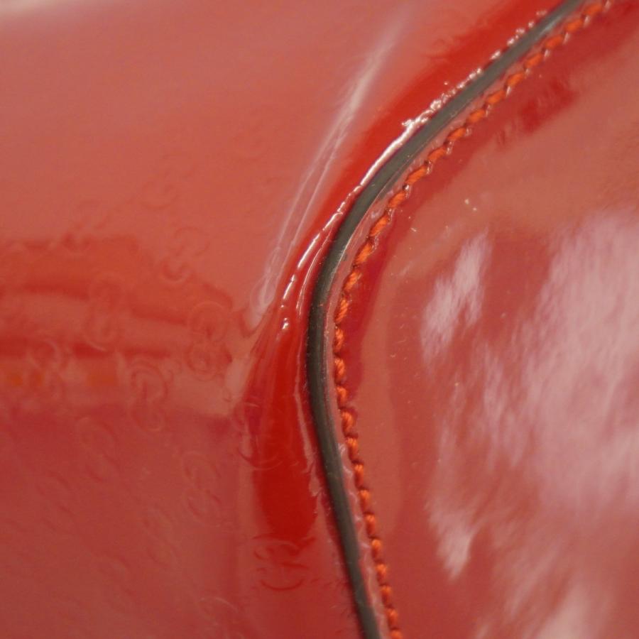 GUCCI 【5da1321】グッチ トートバッグ マイクロGG 309613 エナメル  