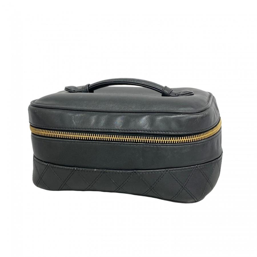 CHANEL 【5da1343】シャネル バニティバッグ ビコローレ レザー  