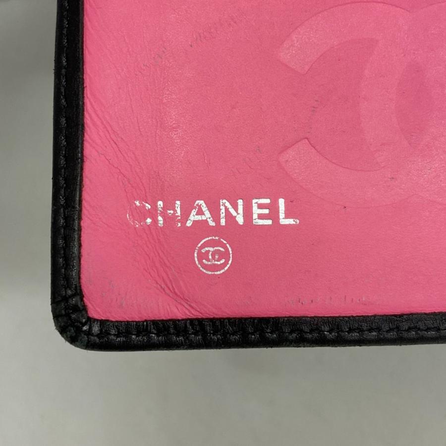 CHANEL 【5da1345】シャネル 長財布 カンボン ラムスキン CHANEL 【5da1345】シャネル 長財布 カンボン ラムスキン